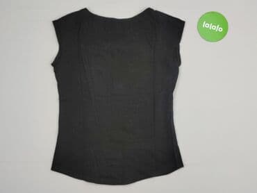 czarne koszulki damskie z nadrukiem: Футболка жіноча, розмір S — 4