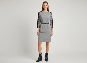 sukienka w szkocką kratę damska: Sukienka damska, rozmiar M — 6