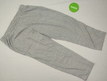 legginsy w prążki hm: H&M Basic, Spodnie materiałowe damskie, rozmiar XL — 2