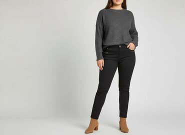 angelo litrico spodnie: Spodnie materiałowe damskie, rozmiar XL — 7