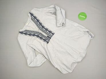 basic koszulka biala: H&M L.O.G.G., Tunika damska, 4XL — 2