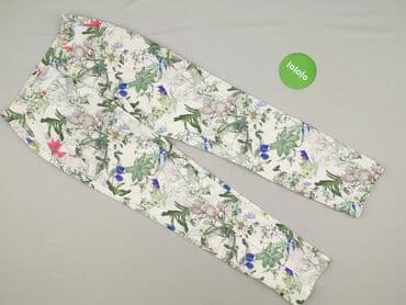 spodnie z ozdobami: Spodnie materiałowe damskie, S — 2