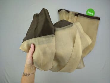 Curtains & Blinds: Drapowana chusta w odcieniach beżu i brązu, wykonana z lekkiego — 3