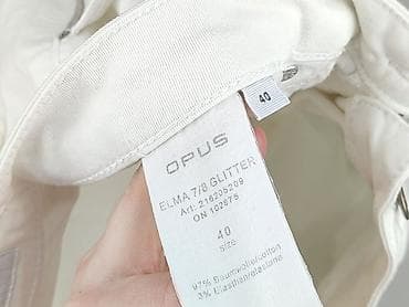 biale dzwony: Imię, Spodnie materiałowe damskie, rozmiar L — 5