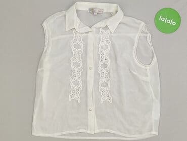 biała jedwabna bluzka damska: Cameo Rose, Bluzka damska, rozmiar L — 2