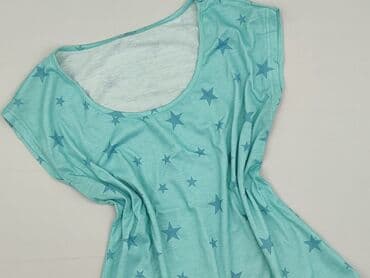 bluzki z krótkim rękawem plus size: T-shirt damski, rozmiar M — 2