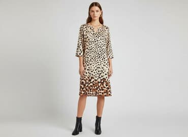mango sukienka w panterkę: Mango, Sukienka damska, rozmiar S — 1