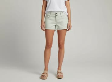 krotkie spodenki niski stan: Szorty damskie, rozmiar S — 7