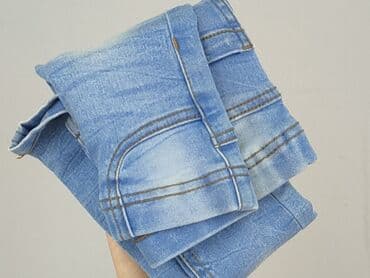 kombinezony i ogrodniczki dziewczęce 0 3 lata: Spodnie jeansowe, Little kids, 3-4 lat, 104, stan - Bardzo dobry — 6