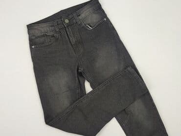 czarna koszula reserved: Spodnie jeansowe, Y.F.K., 12 lat, 146/152, stan - Idealny — 1
