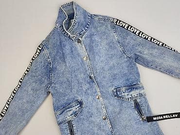 jeansy oversize: Women`s jeans jacket, size XS — 1