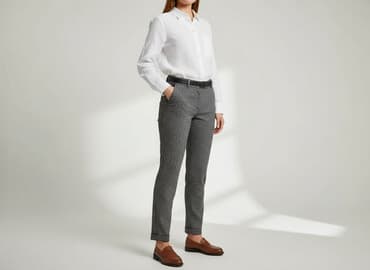 benetton chinosy damskie: United Colors of Benetton, Spodnie materiałowe damskie, rozmiar L — 8