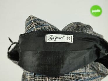 czarne spódnice w kratę: Sigma, Spódnica damska, rozmiar 2XL — 4