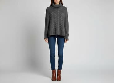 wegańskie buty zimowe: Solar, Sweter damski, rozmiar S — 6