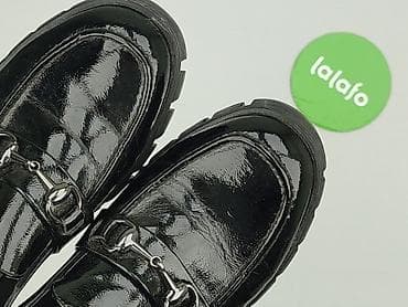 klapki pitbull 43: Czarne mokasyny damskie Vinceza - Model: mokasyny na masywnej — 4