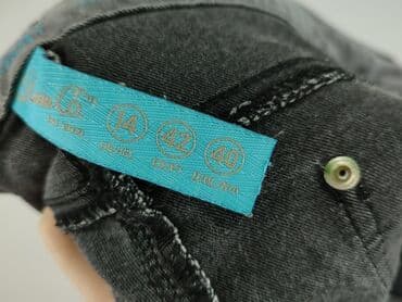 szare jeansy damskie stylizacje: Jeansy damskie, rozmiar XL — 5