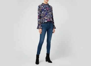 bluzki z rękawem 3 4 orsay: Orsay, Bluzka damska, rozmiar S — 1