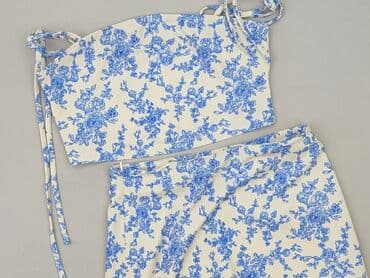 beżowe buty na koturnie ccc: Shein, Elegancki komplet, M — 1