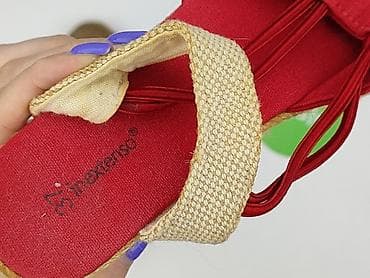 marant: Czerwone espadryle damskie In Extenso - Rozmiar: 37 (oznaczenie na — 4