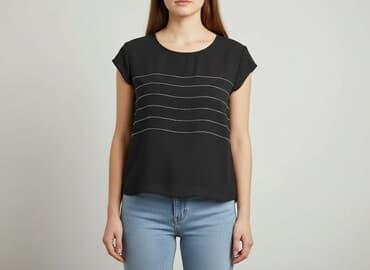 eleganckie spodnie i bluzki: Bluzka damska, rozmiar L — 1