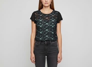 t shirt pod marynarkę: Wet Seal, Bluzka damska, rozmiar L — 7