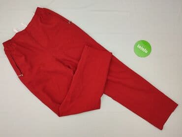 Women: Material trousers for women, size S (EU 36) — 2