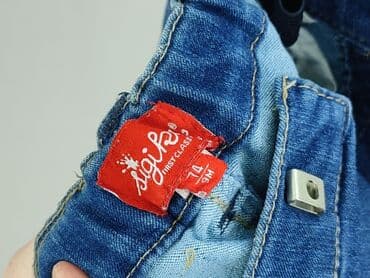 spodnie do kosza: Spodnie jeansowe, 6-9 miesięcy, stan - Bardzo dobry — 4