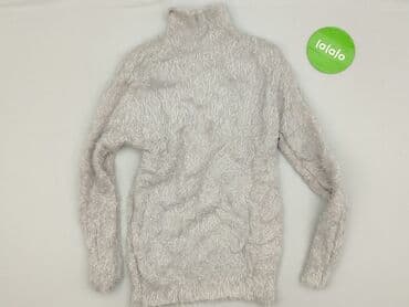 sweter z dekoltem v h m: Golf damski, S — 2