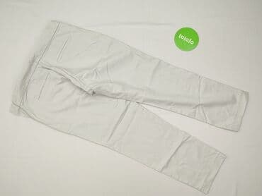 szare jeansy damskie stylizacje: Orsay, Spodnie materiałowe damskie, rozmiar S — 3