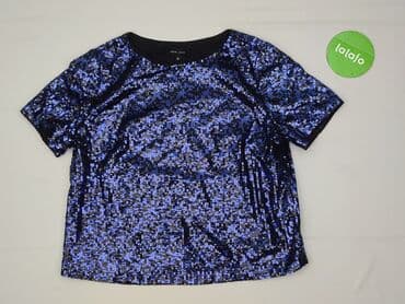 niebieska satynowa sukienka zara: New Look, Жіноча блуза, розмір L — 2
