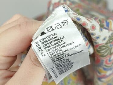 koszula niebieska hm: H&M L.O.G.G., Bluzka damska, rozmiar M — 4