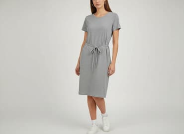 kapcie na drutach z prostokąta: Sukienka damska, rozmiar S — 1