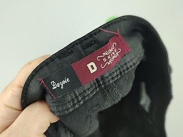 grafitowe jeansy: Daysie, Spodnie materiałowe damskie, rozmiar XL — 4