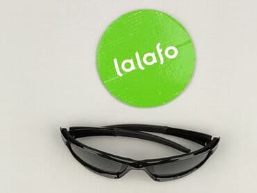 paski do sukienki srebrne: Glasses, Sunglasses, Trapezoid design, condition - Very good — 2