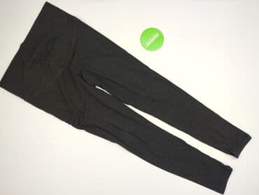 woskowane legginsy z wysokim stanem: H&M, Spodnie materiałowe damskie, rozmiar L — 2