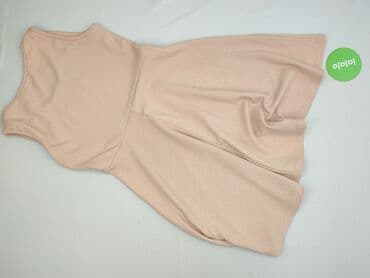 rozkloszowana sukienka z ekoskórą: Sukienka damska, rozmiar XS — 4