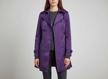 buty zimowe lata 80: Atmosphere, Trencz damski, rozmiar M — 6