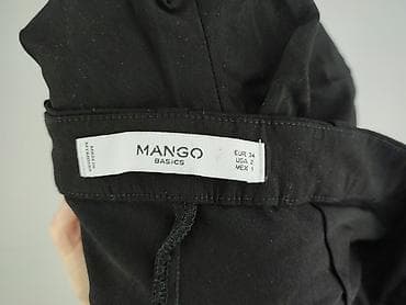 tanie garnitury: Mango, Spodnie materiałowe damskie, rozmiar 2XS — 4