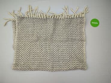 kapcie na szeroką stopę dziecka: Wełniany szalik/komin z frędzlami - Materiał: gruba, ciepła dzianina — 2