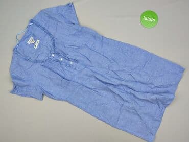 koszula nocna lniana: Sukienka damska, rozmiar M — 2