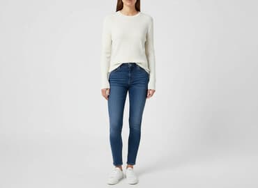 zara sweter z bufiastymi rękawami: Zara, Sweter damski, rozmiar L — 1