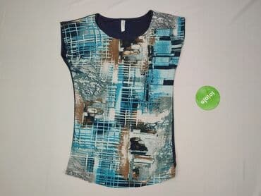 koszula damska w geometryczne wzory: Women's blouse, size M — 3