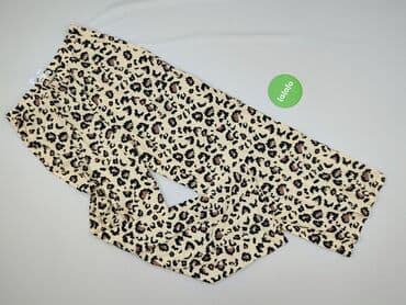 spodnie w panterkę stradivarius: Spodnie materiałowe damskie, rozmiar L — 1