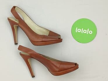 sinsay klapki na obcasie: Sandały damskie, rozmiar 38 — 4