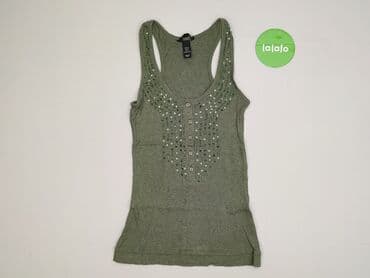 жіноча футболка m eu 38 візерунок принт колір білий: H&M, Top damski, rozmiar XS — 2