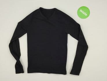czarne bluzki basic z długim rękawem: Bluzka damska, rozmiar One size — 2