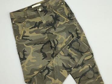 jeansy moro: Bershka, Spodnie materiałowe damskie, L — 1