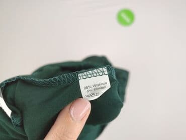 zielone joggery damskie croop: Legginsy Eleganckie damskie, rozmiar S — 5