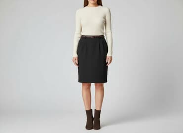 spódnice midi plisowane czarne: Spódnica damska, rozmiar L — 7