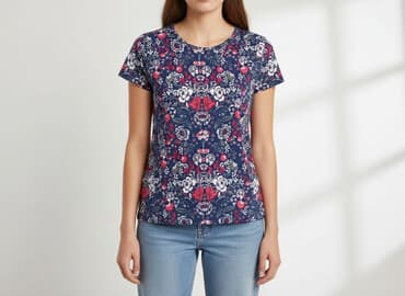 kropki koszulka: Tu, T-shirt damski, rozmiar M — 7